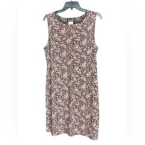 Chic Floral Sleeveless Midi Dress